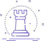 Icon of purple tower chess piece